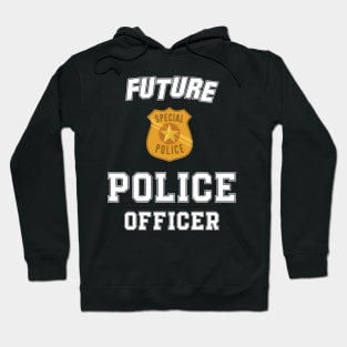 Kids Future Police Officer Fun Novelty Hoodie